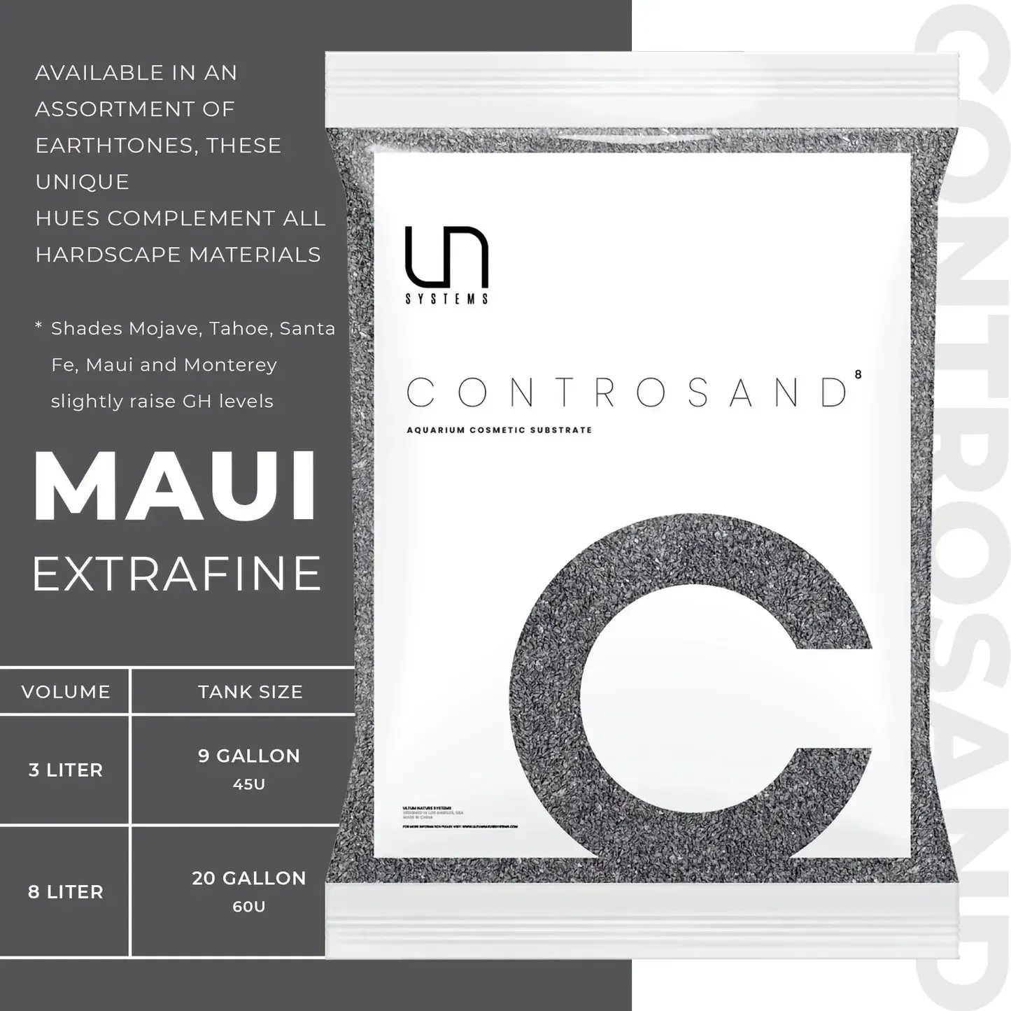 UNS Controsand Maui Golden Beach Cosmetic Sand — Warm Natural Golden Tone