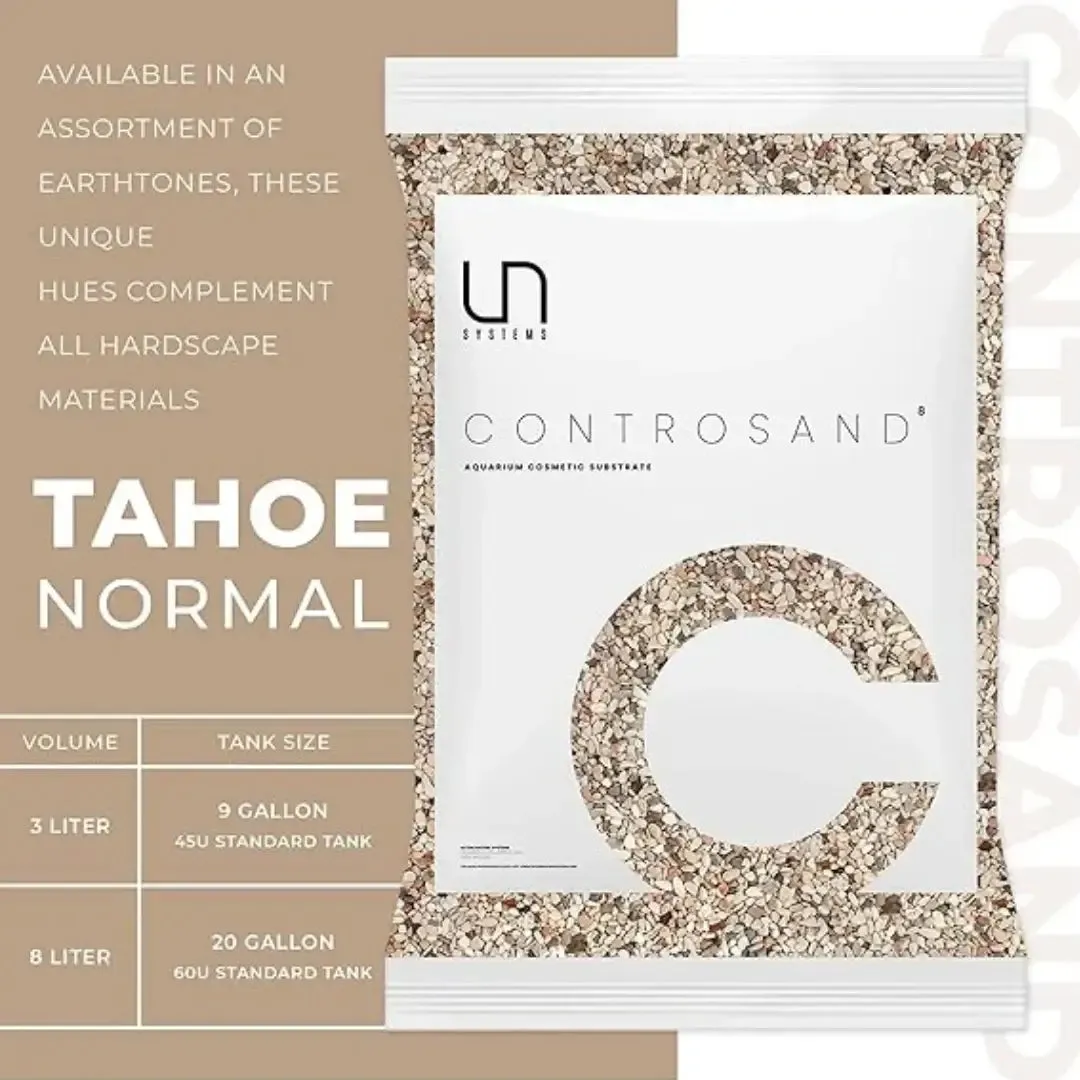 UNS Controsand Tahoe Alpine Riverbed Cosmetic Sand — Naturally Graded Multi-Tone Texture